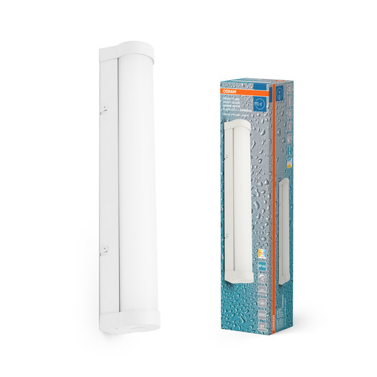 OSRAM LED Deckenleuchte Obris Tube Frost Glass 40CM Click CCT DIM IP44  White Dimmbar Warm weiß,Kalt weiß 4099854450600