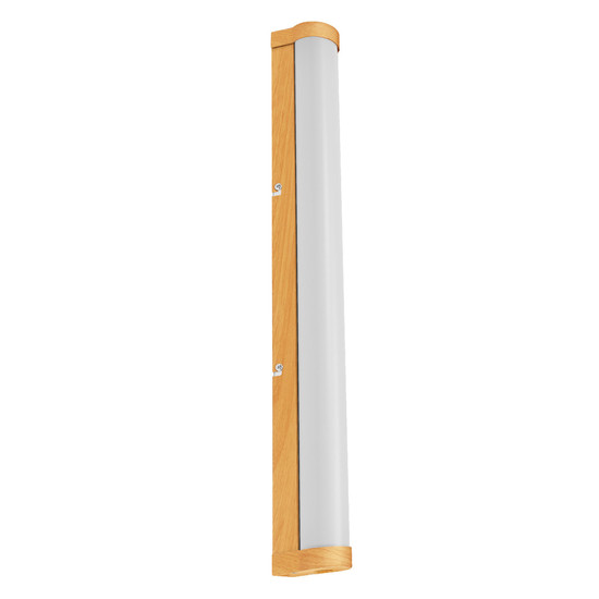 OSRAM LED Deckenleuchte Obris Tube Frost Glass 60CM Click CCT DIM IP44  Wood Decor Dimmbar Warm weiß,Kalt weiß 4099854450723