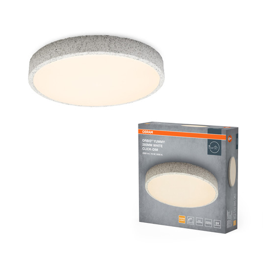 OSRAM LED Deckenleuchte Orbis Yummy 285MM 16W 830 Click DIM White Dimmbar Warm weiß 4099854450945