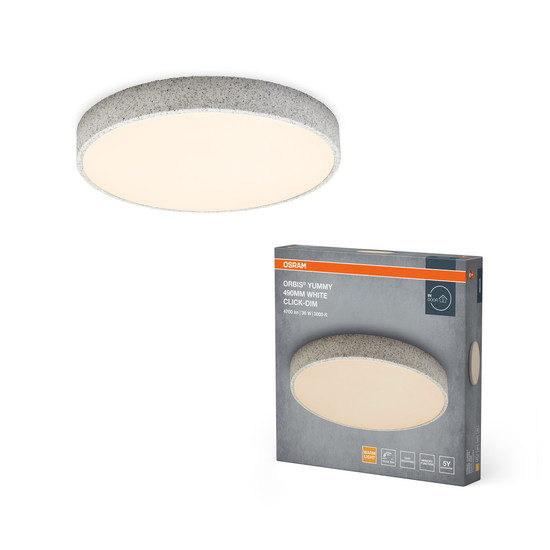 OSRAM LED Deckenleuchte Orbis Yummy 490MM 36W 830 Click DIM White Dimmbar Warm weiß 4099854451065
