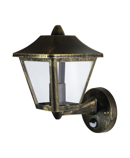 OSRAM Aussen-Wandleuchte ENDURA CLASSIC TRADITION ALU Up Sensor E27 Gold 4099854452437