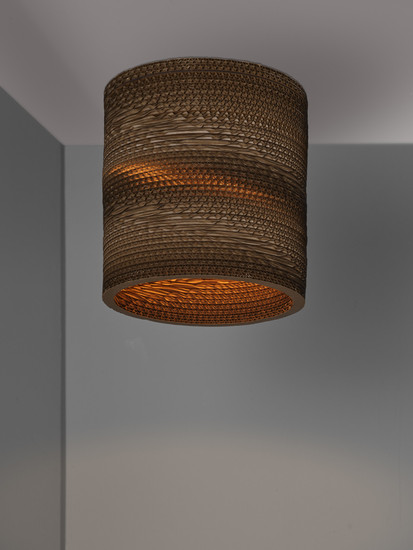 OSRAM Deckenleuchte Decor Cardboard Cylinder Ceiling E27 Brown 4099854453120
