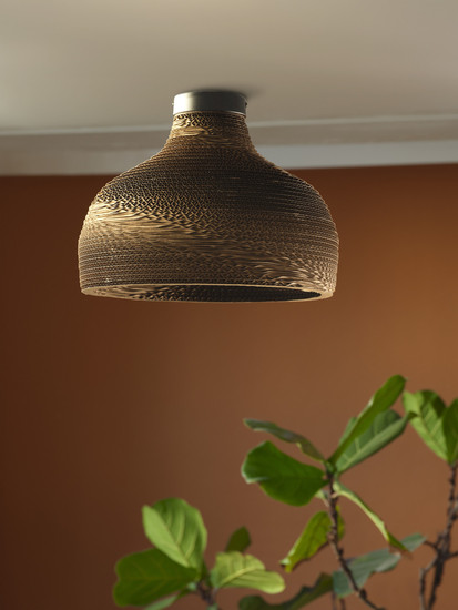 OSRAM Deckenleuchte Decor Cardboard Hat Ceiling E27 Brown 4099854453199