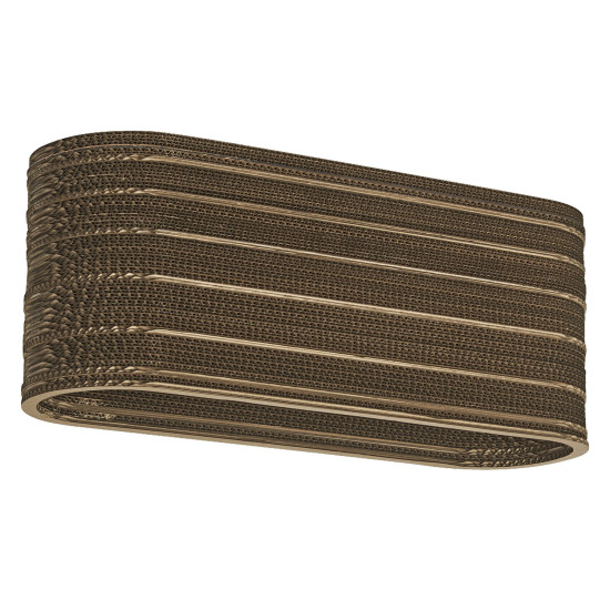 OSRAM Deckenleuchte Decor Cardboard Oval Ceiling 3XE27 Brown 4099854453212