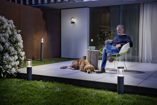 OSRAM LED Aussenleuchte ENDURA STYLE LANTERN MODERN Modern 90cm 12W Warm weiß 4099854453434