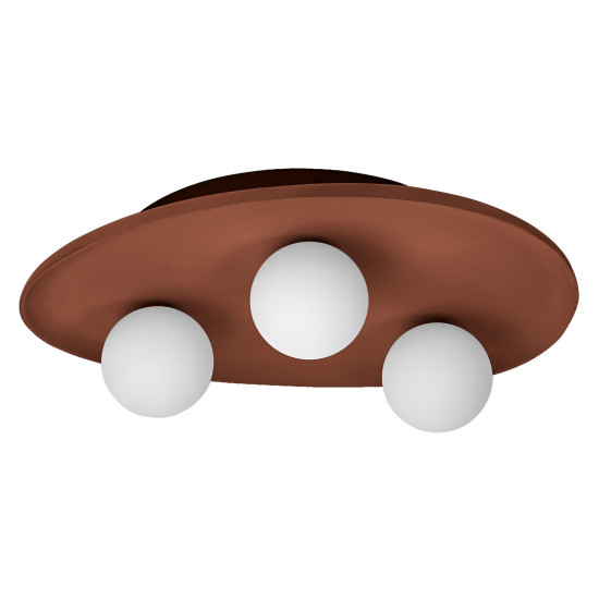 OSRAM Deckenleuchte Decor Clay Nest Ceiling 3XG9 Brown 4099854453458