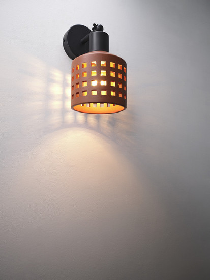 OSRAM Wandleuchte Decor Clay Windows Wall 1XE27 Brown 4099854453496