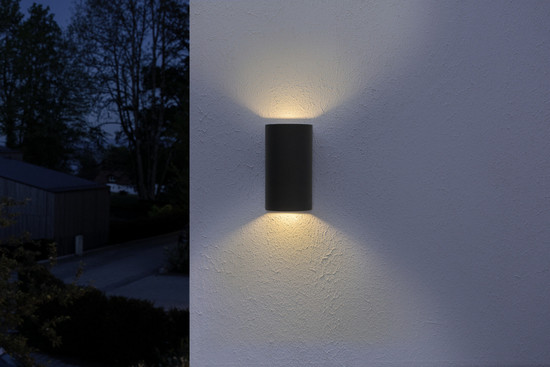 OSRAM LED Aussenleuchte ENDURA STYLE UPDOWN 12W Dark Gray Warm weiß 4099854453731