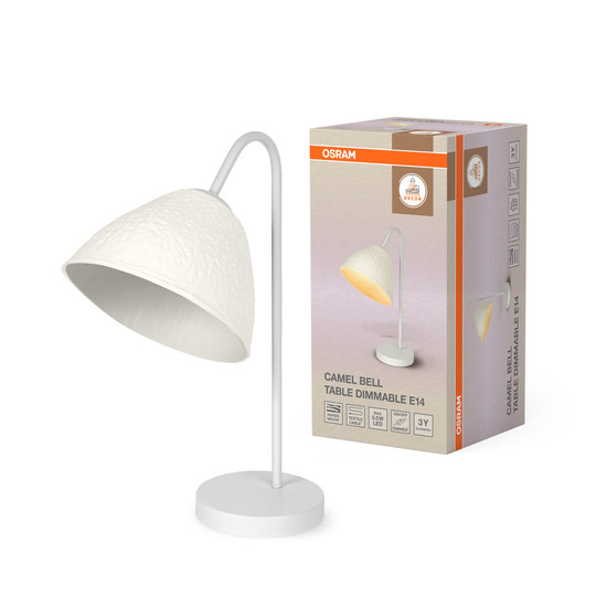 OSRAM Tischleuchte Decor Camel Bell Table E14 DIM White Dimmbar 4099854453854
