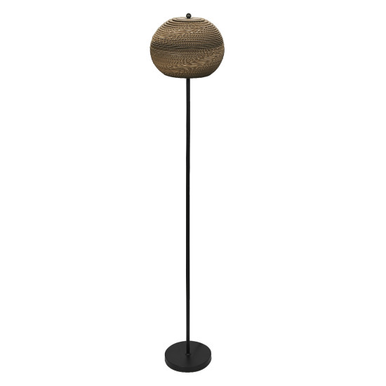 OSRAM Stehlampe Decor Cardboard Ball Floor E27 Brown 4099854453892