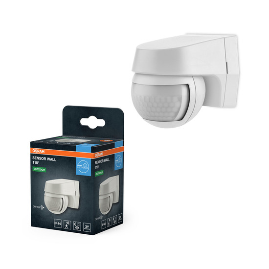 OSRAM Aussen-Wandleuchte SENSOR WALL 110DEG IP44 WT 4099854454134