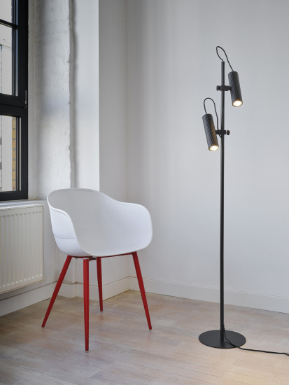 OSRAM Stehleuchte Decor Drums Floor 2XGU10 Black 4099854454264