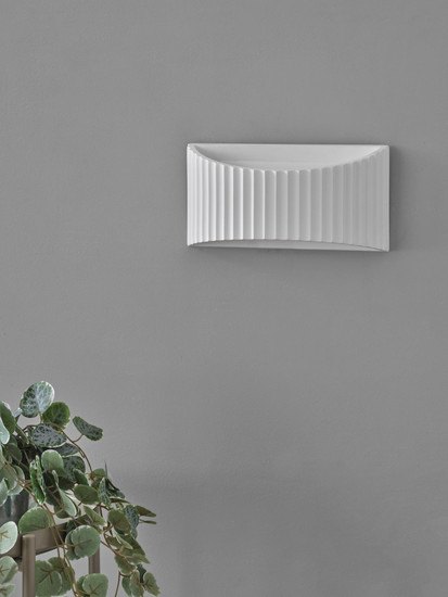 OSRAM Wandleuchte Decor Plaster Band Flat Wall 290 1XE27 White 4099854454363