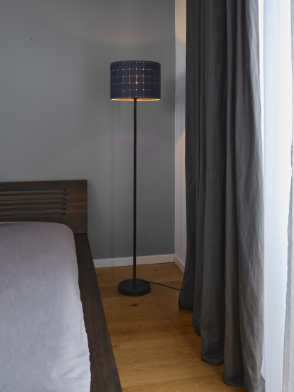 OSRAM Stehleuchte Decor Felt Weaving Cans Standing Floor E27 Dark Gray 4099854454424
