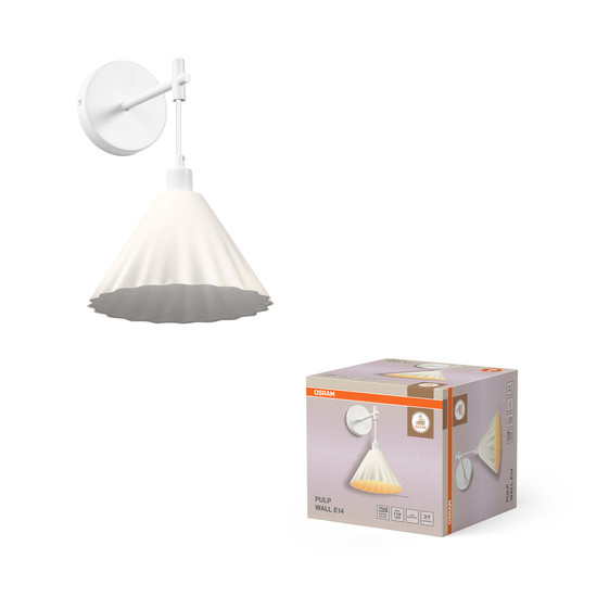 OSRAM Wandleuchte Decor Pulp Wall E14 White 4099854454646