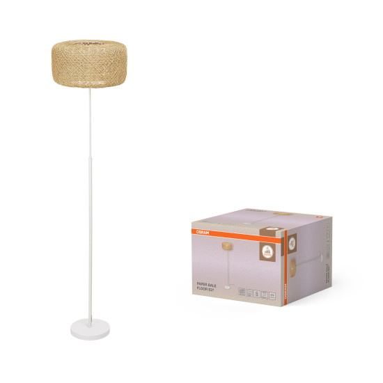 OSRAM Stehleuchte Decor Paper Bale Floor 1XE27 Beige 4099854454806