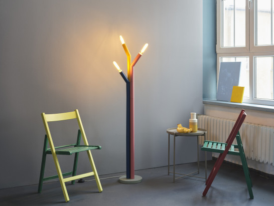 OSRAM Stehleuchte Decor Straw Floor 3XE27 Multicolor 4099854454981