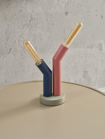 OSRAM Tischleuchte Decor Straw Table 2XE27 Multicolor 4099854455001