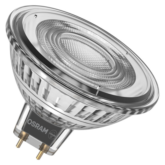 OSRAM LED Leuchtmittel LED SUPERSTAR MR16 12 V 6.1W 927 GU5.3 Dimmbar Warm weiß 4099854456893