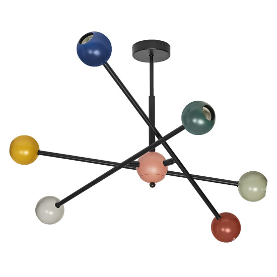 OSRAM Pendelleuchte Decor Bubble Pendant 6XE27 Multicolor 4099854458583