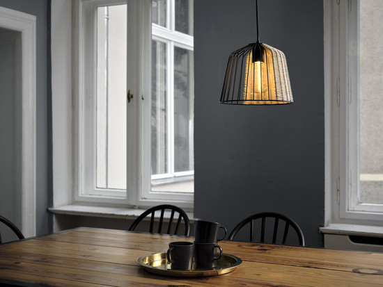 OSRAM Pendelleuchte Decor Cage Bell Pendant E27 Black 4099854458729