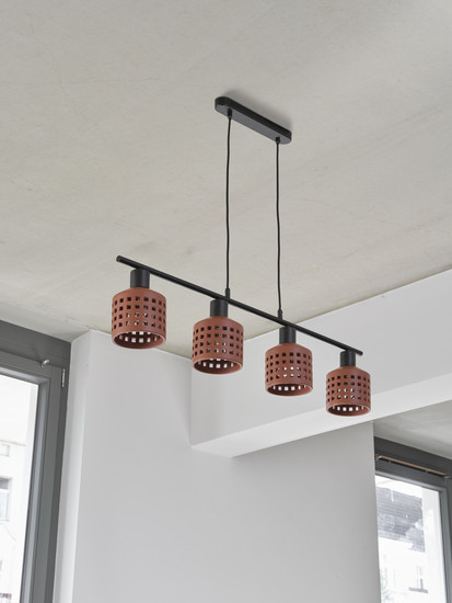 OSRAM Pendelleuchte Decor Clay Windows Pendant LN 4XE27 Brown 4099854459085