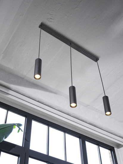 OSRAM LED Pendelleuchte Decor Drums Pendant 3XGU10 2XLED Black 4099854459283