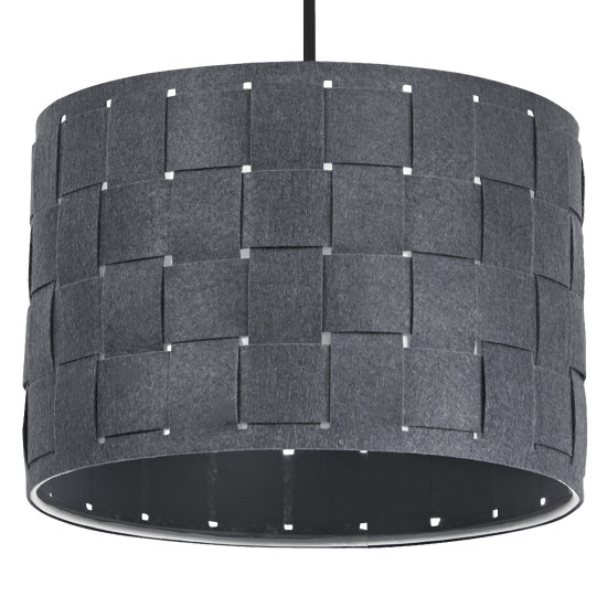 OSRAM Pendelleuchte Decor Felt Weaving Pendant 280 mm E27 Dark Gray 4099854459344