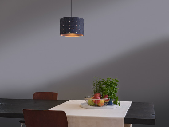 OSRAM Pendelleuchte Decor Felt Weaving Pendant 280 mm E27 Dark Gray 4099854459344