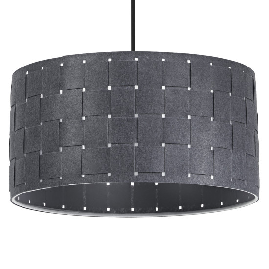 OSRAM Pendelleuchte Decor Felt Weaving Pendant 380 mm E27 Dark Gray 4099854459368