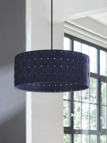 OSRAM Pendelleuchte Decor Felt Weaving Pendant 480 mm 3XE27 Dark Gray 4099854459382