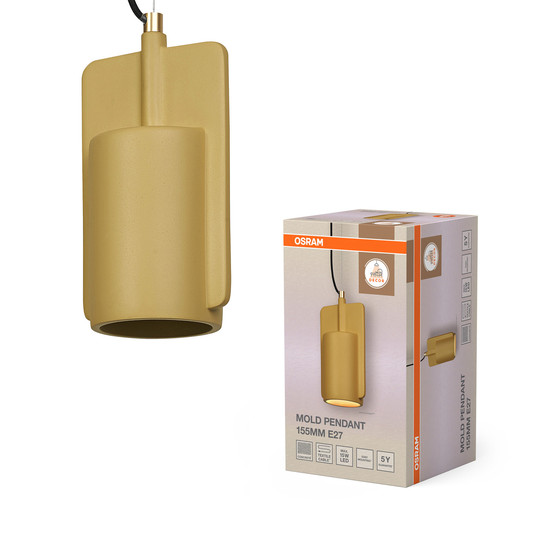 OSRAM Pendelleuchte Decor Mold Pendant 155MM 1XE27 Gold 4099854460555