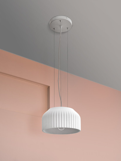 OSRAM Pendelleuchte Decor Plaster Routes Pendant 300 1XE27 White 4099854460913