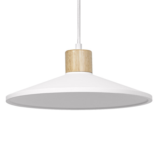 OSRAM Pendelleuchte Decor Plaster Wood Pendant 320 mm E27 White 4099854460999