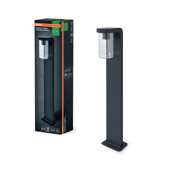 OSRAM Aussenleuchte ENDURA CLASSIC CASCADE 80cm Post E27 Clear 4099854461033