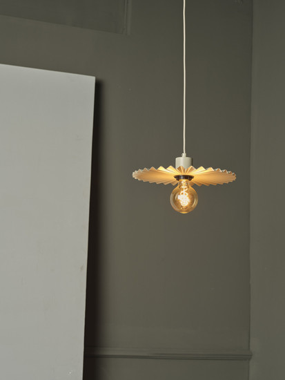 OSRAM Pendelleuchte Decor Plisse Pendant E27 Beige 4099854461071