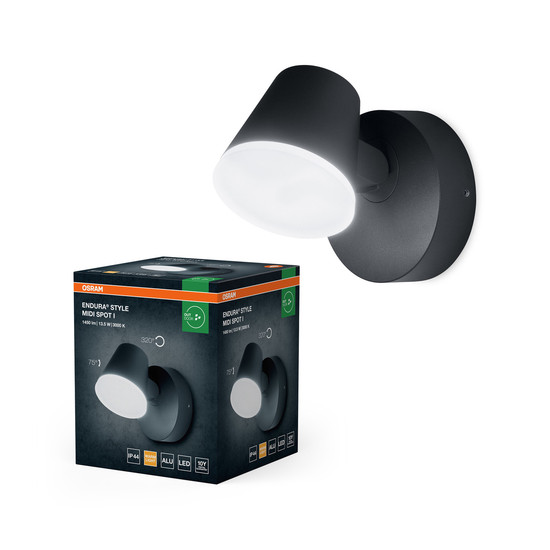 OSRAM LED Aussenleuchte ENDURA STYLE MIDI SPOT I 13.5W Warm weiß 4099854461477