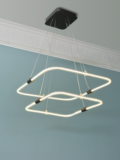 OSRAM LED Pendelleuchte Decor Tetragon 2XPendant 23W 830 Click DIM Dimmbar Warm weiß 4099854461705