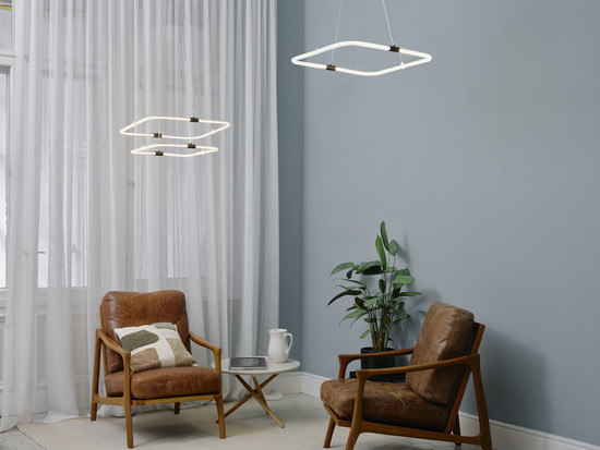 OSRAM LED Pendelleuchte Decor Tetragon 2XPendant 23W 830 Click DIM Dimmbar Warm weiß 4099854461705