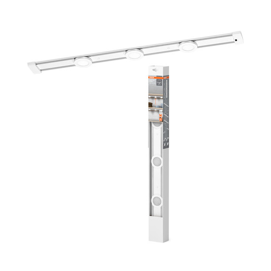 OSRAM LED Wandleuchte LINEAR LED MAGNET 3 Spot Sensor 9.5W 840 DIM Dimmbar Neutralweiss 4099854462313
