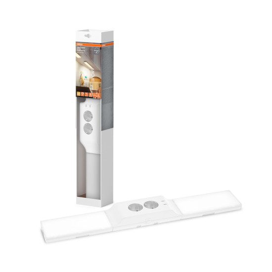 OSRAM LED Unterbauleuchte UNDERCABINET SOCKET FRAMELESS 830 DIM USB White Kit Dimmbar Warm weiß 4099854463273