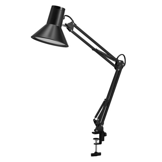 OSRAM LED Tischleuchte Office Line Desk Retro Clip 9W 830 Black Dimmbar Warm weiß 4099854464034