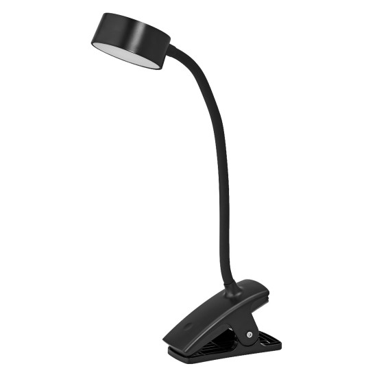 OSRAM LED Tischleuchte Office Line Desk Cylinder Clip 4.8W TW Black Dimmbar Tunable White 4099854464294