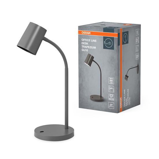 OSRAM Tischleuchte Office Line Desk Trapezium GU10 Grey 4099854464379