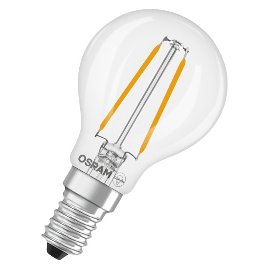 OSRAM LED Leuchtmittel LED Retrofit CLASSIC P 1W 827 Clear E14 Warm weiß 4099854466755