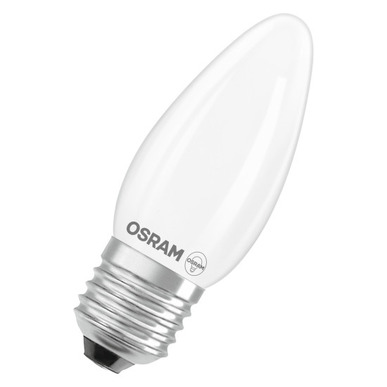OSRAM LED Leuchtmittel LED Retrofit CLASSIC B 3.4W 827 Frosted E27 Warm weiß 4099854466960