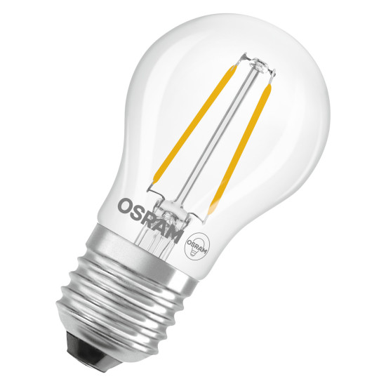 OSRAM LED Leuchtmittel LED Retrofit CLASSIC P 1.8W 827 Clear E27 Warm weiß 4099854467509