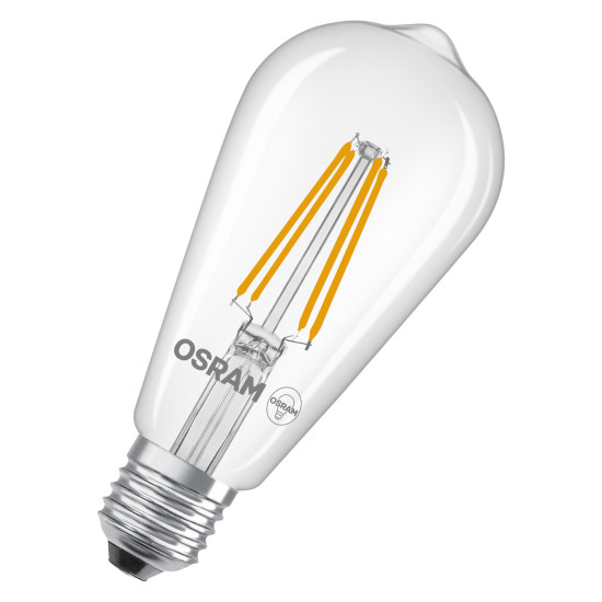 OSRAM LED Leuchtmittel LED Retrofit CLASSIC ST 5.9W 827 Clear E27 Warm weiß 4099854468179