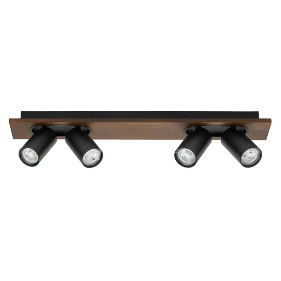 OSRAM LED Deckenleuchte DECOR SPOT MERCURY BLACK 4x3.4W 927 DIM Dimmbar Warm weiß 4099854471155