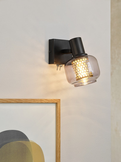 OSRAM LED Deckenleuchte DECOR SPOT FIREFLY 1X2.8W 827 E14 Black Dimmbar Warm weiß 4099854471971